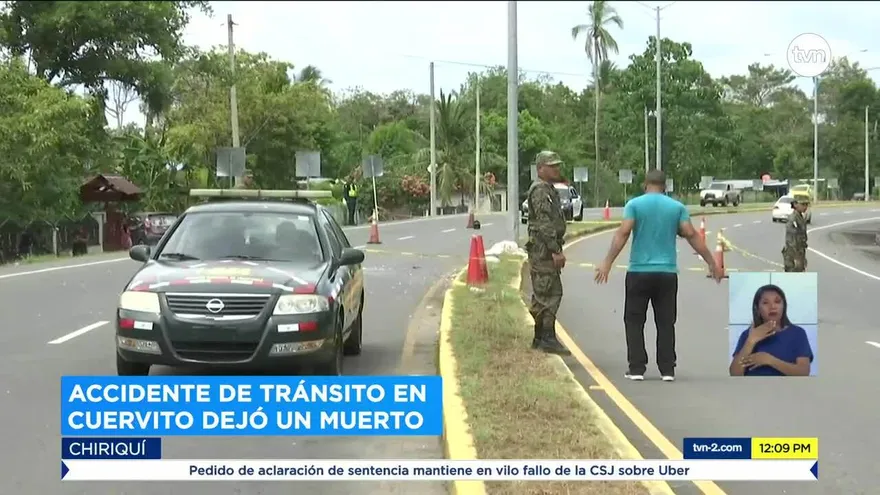 Mujer que sufrió accidente de tránsito en Chiriquí,  se mantiene en estado delicado