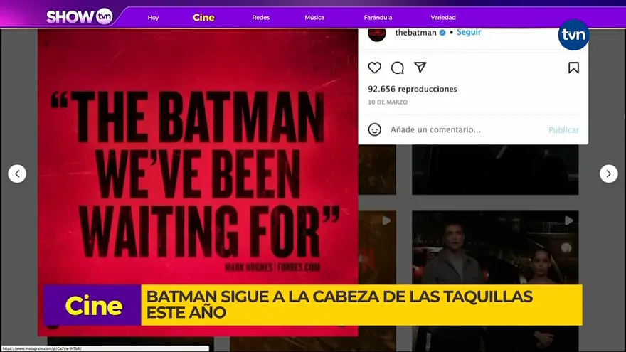 Batman supera los 300 millones en la taquilla norteamericana en a penas 3 semanas.