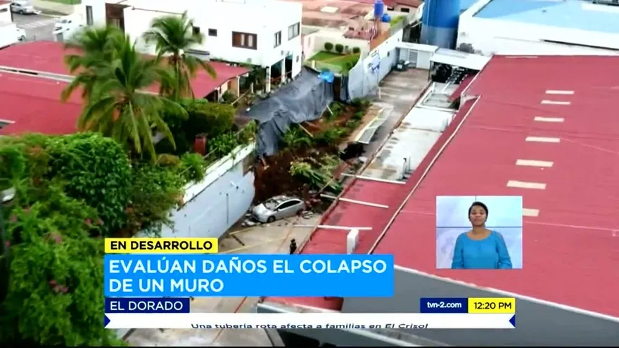 Sinaproc emite recomendaciones tras derrumbe de muro en El Dorado