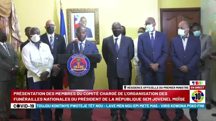Nombran comité para los funerales de Moise, el asesinado presidente de Haití