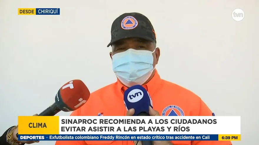 Sinaproc emiten alerta por fuertes vientos en tres provincias