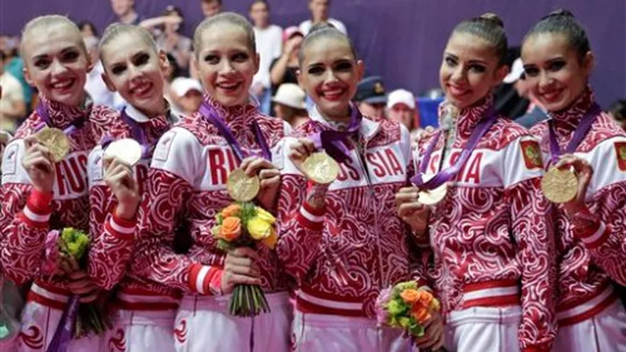 Rusia ratifica su dominio en la gimnasia rítmica