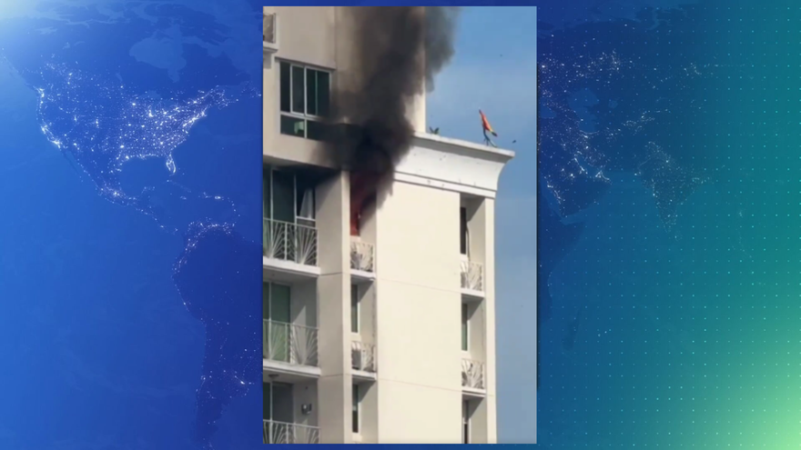 Reportan incendio en El Cangrejo