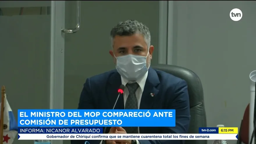 El Ministro de Obras Públicas compareció ante la Asamblea Nacional