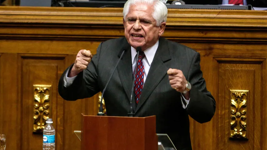 El presidente del Parlamento de Venezuela, el opositor Omar Barboza