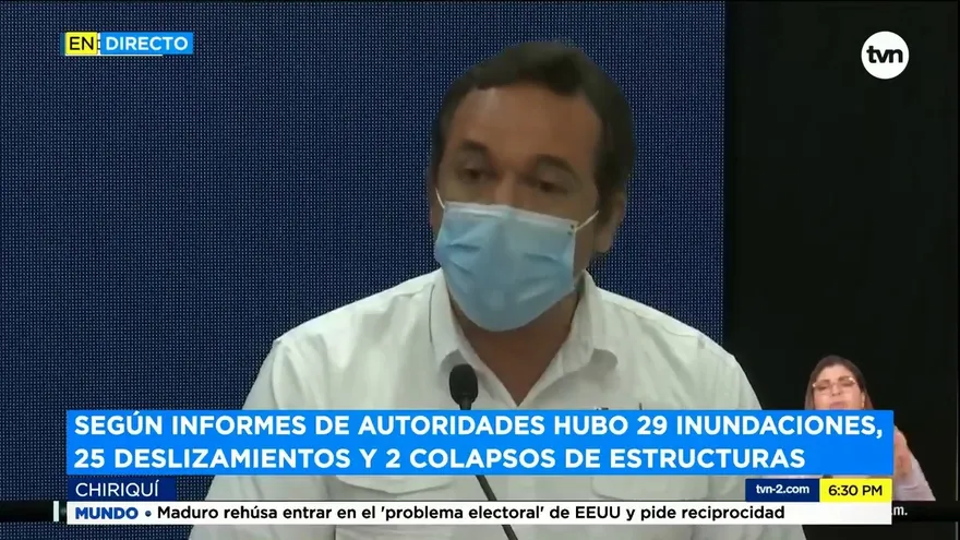 Dos puntos del sistema de energía fueron afectados por las lluvias