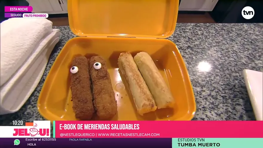 Receta: enrollados de queso derretido