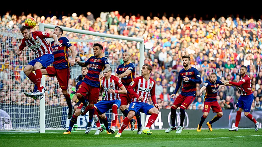 Los dos primeros lugares de la liga española van a duelo en la Champions