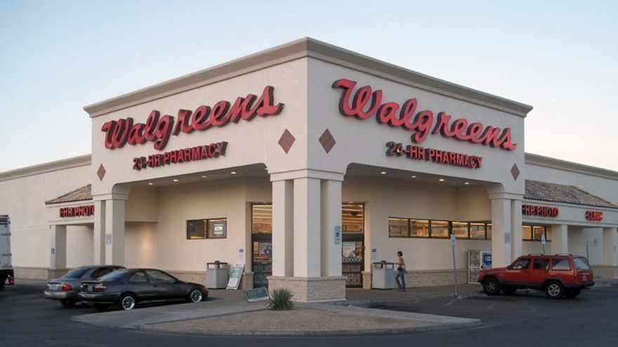 Fachada de una de las sucursales de Walgreens
