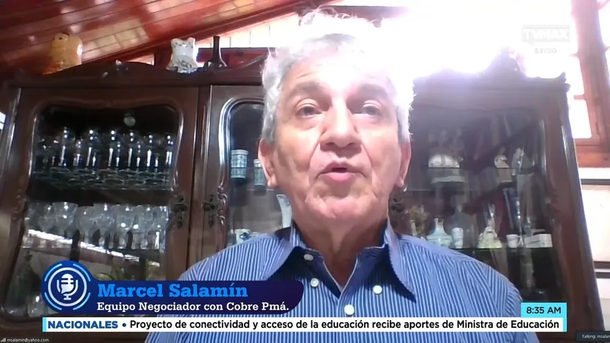 Marcel Salamín renuncia a la comisión negociadora de un nuevo contrato con Minera Panamá