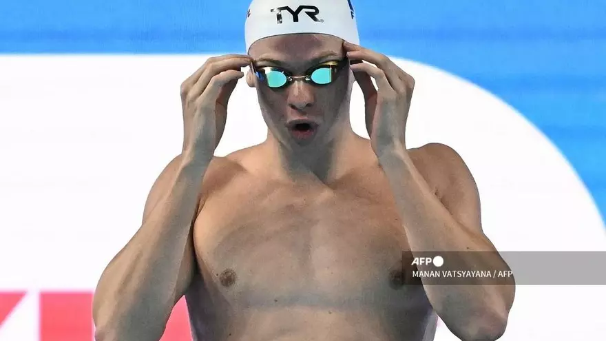 León Marchand estrella de la natación francesa