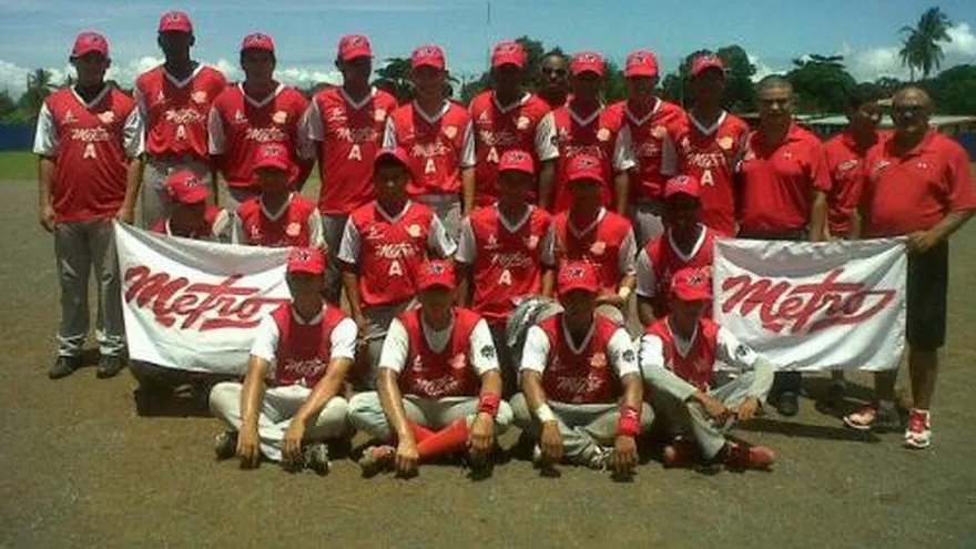 Metro A es el rey del Béisbol Nacional Sub-15