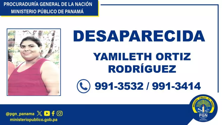 Desaparecida en Penonomé: Yamileth Ortíz