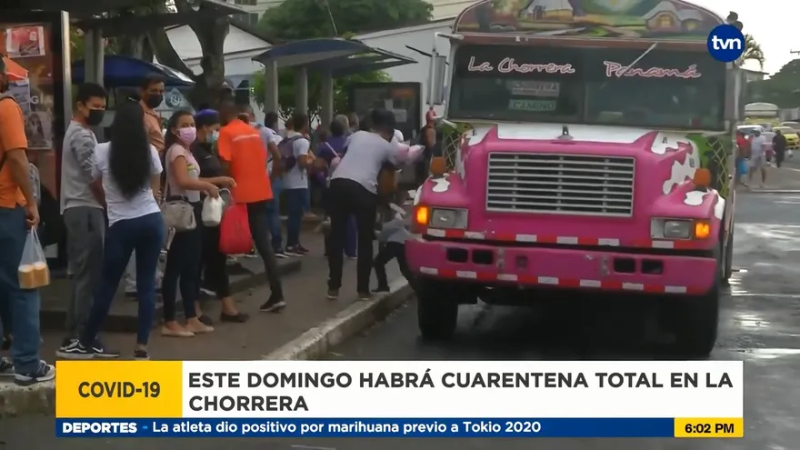 La Chorrera se prepara para la cuarentena total de domingo