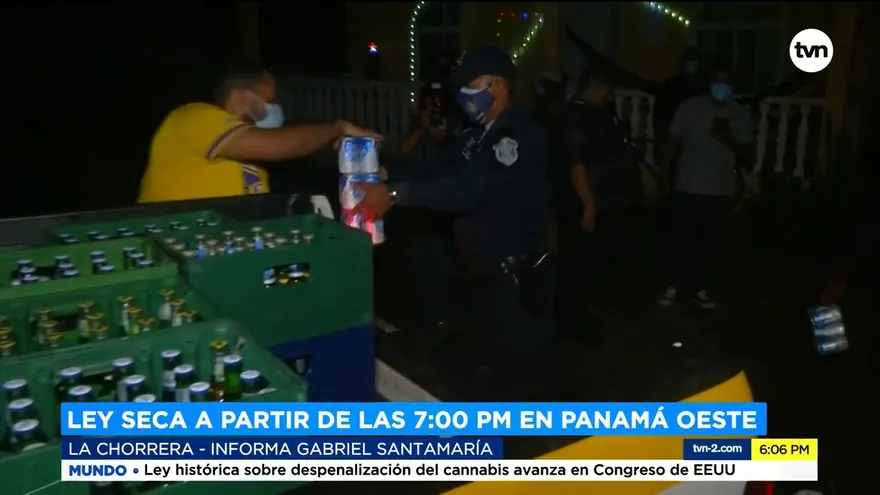 Realizan operativos en La Chorrera por toque de queda