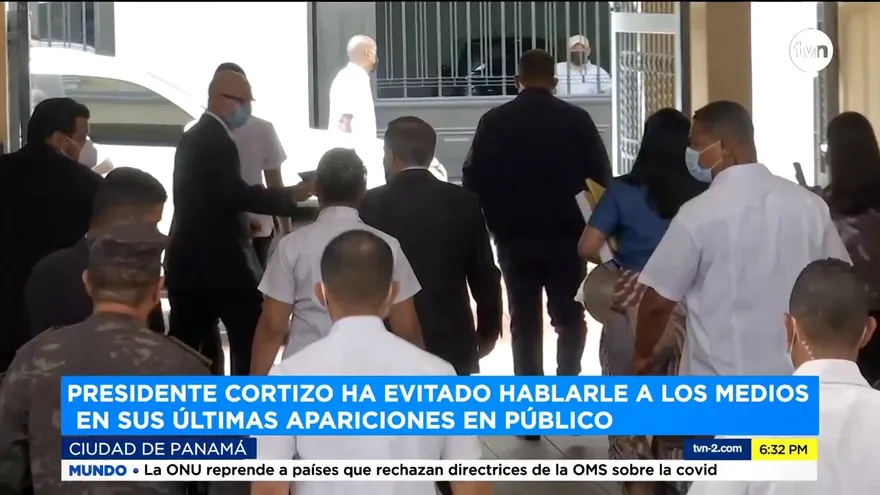 Presidente Cortizo ha evitado hablarle a los medios en sus últimas apariciones