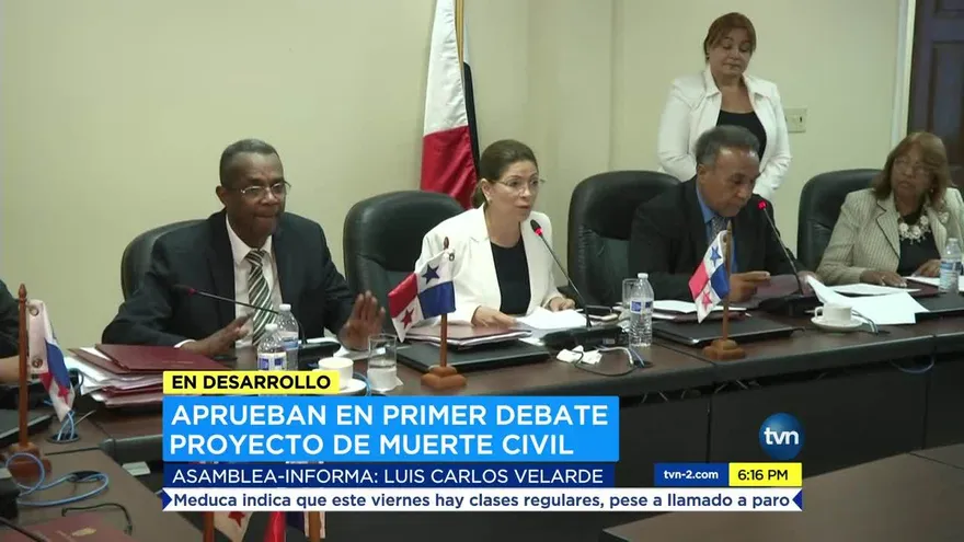 Aprueban en primer debate proyecto de ley de ‘Muerte Civil’