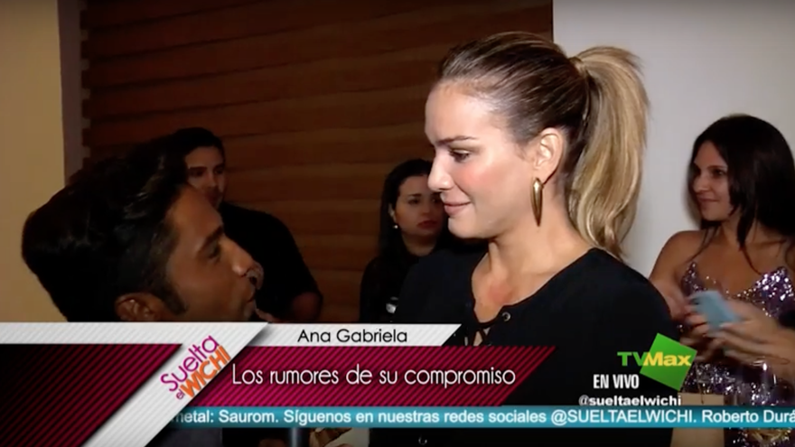 Ana Gabriela Delgado nos habla de los rumores de su compromiso