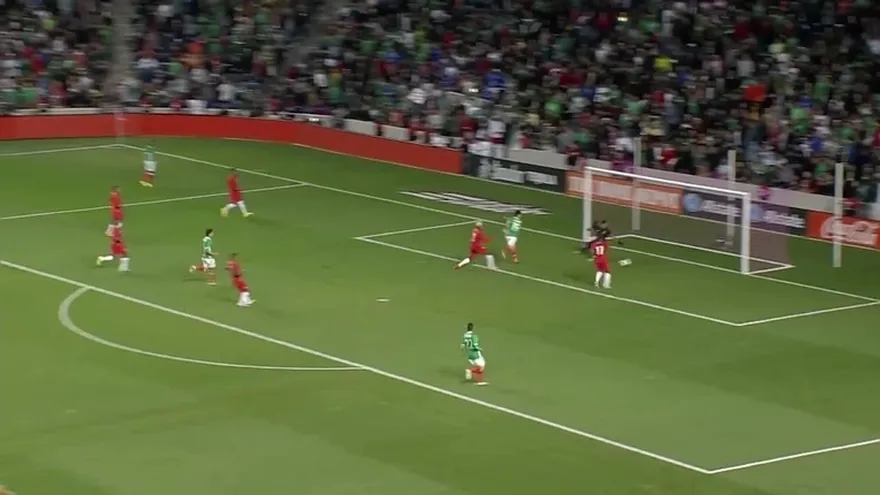 El gol de México anotado a Panamá
