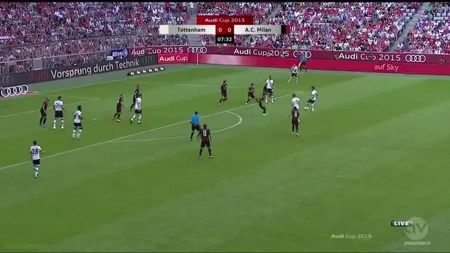 Tottenham Hotspur derrotó 0-2 AC Milan