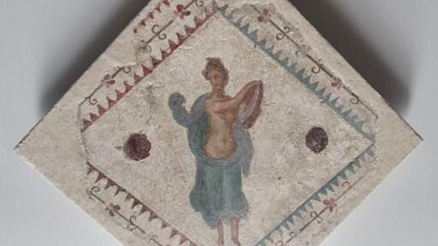 Uno de los frescos de Pompeya
