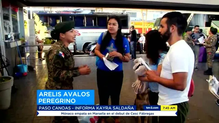 Peregrinos de México son recibidos en Paso Canoas