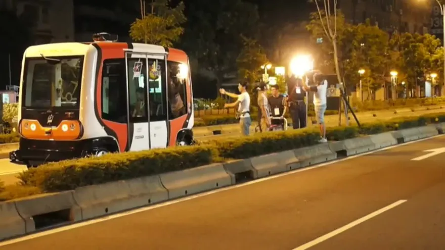 Taipei realiza pruebas de carretera para un autobús autodidacta