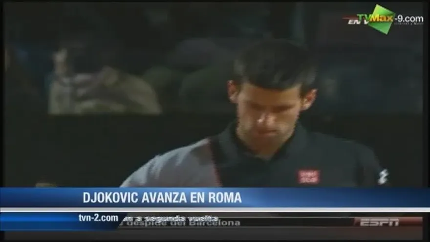 Djokovic avanza en roma