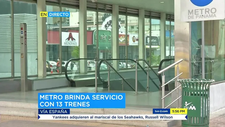 Metro de Panamá se normaliza poco a poco