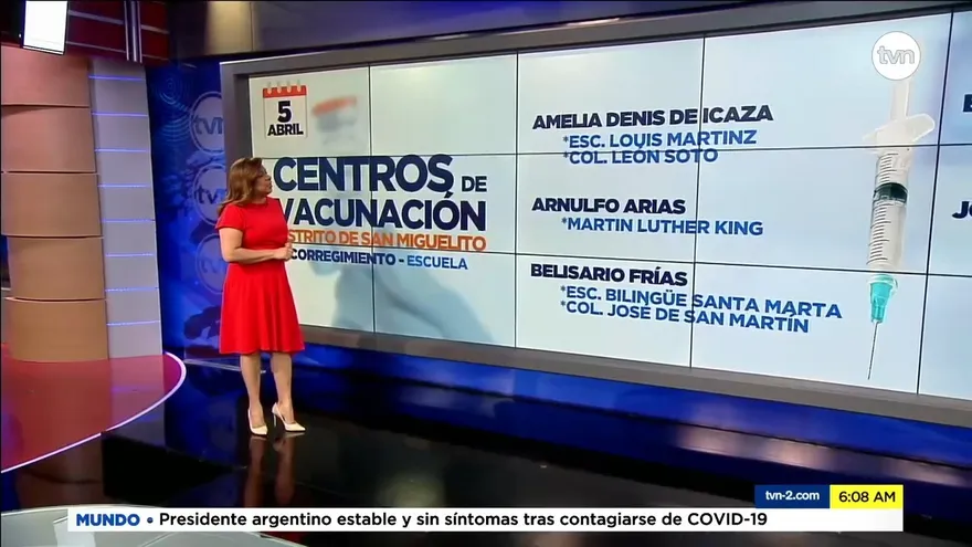 Centros de vacunación en San Miguelito