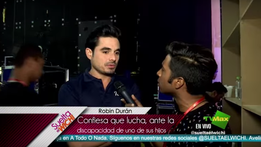 Robín Durán confiesa que le toca luchar mucho por su hijo