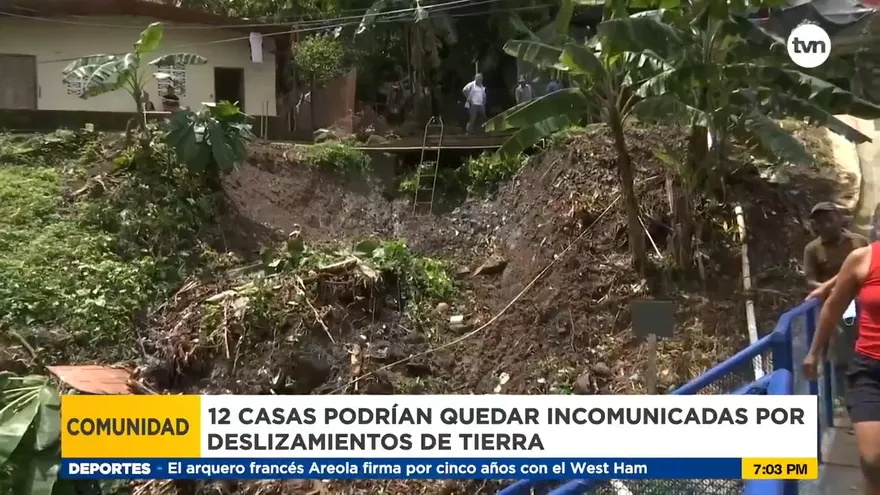 Derrumbe en El Crisol