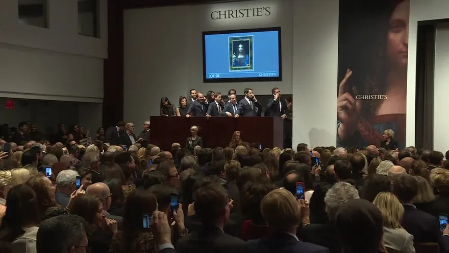 Cuadro de Da Vinci bate récord y se subasta en USD 450,3 mill