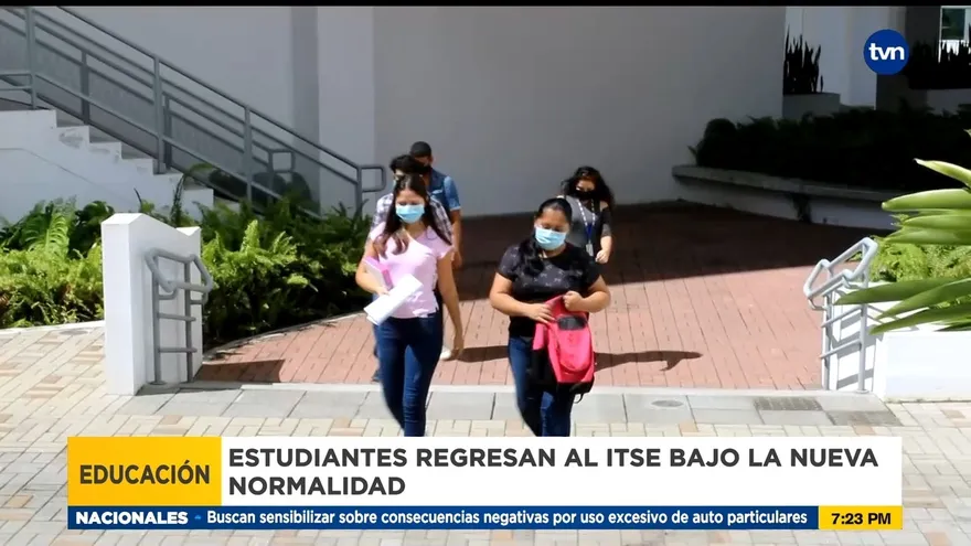 Estudiantes regresan al ITSE bajo la nueva normalidad