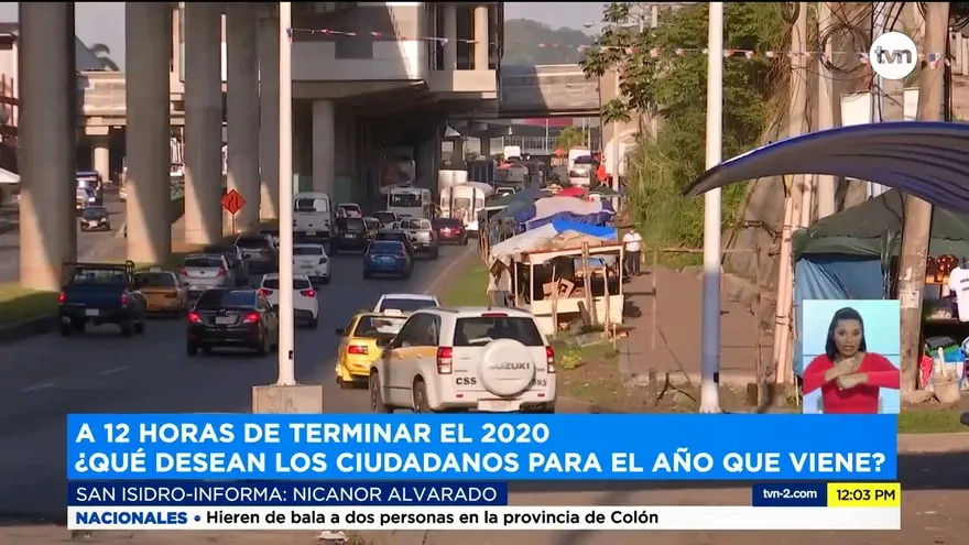 Los deseos de los ciudadanos en Panamá para el 2021