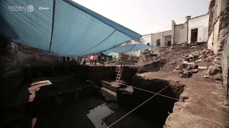 Hallan los restos de un barrio noble azteca en capital de México