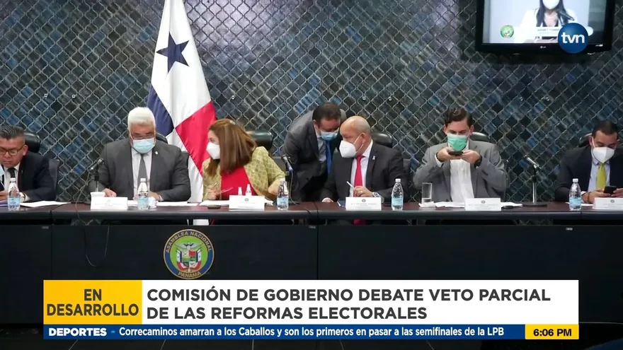 Asamblea tramita veto parcial a las reformas electorales
