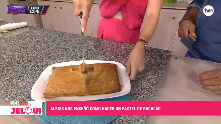 Receta: Pastel de bacalao (final)