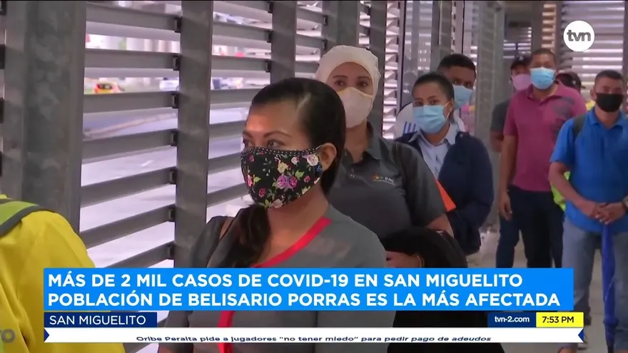 Hay más de 2 mil casos de COVID-19 en San Miguelito