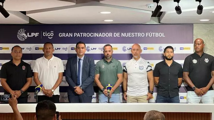 Técnicos de algunos de los equipos de la LPF estaban presentes en el lanzamiento del Torneo Clausura 2025