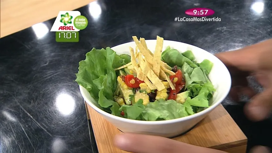 Receta - Ensalada de frijolitos negros