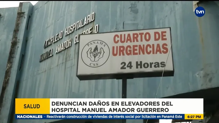 Plan por daños de elevadores del Hospital Amador Guerrera