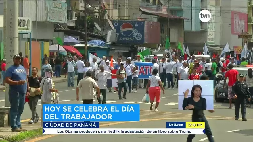 Realizan marcha hasta la 5 de mayo por el Día del Trabajador