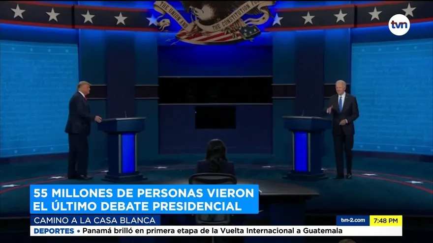 Millones vieron el último debate presidencial de EEUU