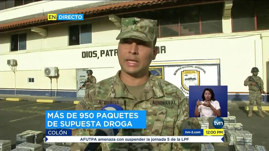 Nuevos detalles del decomiso de drogas en Colón