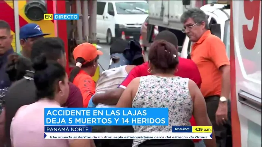 Cinco muertos y 14 heridos tras accidente de tránsito en Las Cumbres