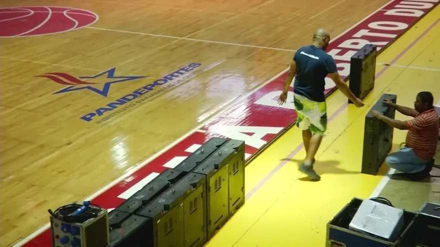 Todo listo para la inauguración de LPB - Águilas vs Caballos a las 7:00 pm