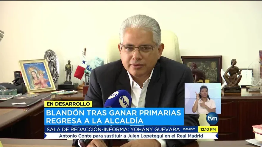 Blandón regresa a la Alcaldía capitalina tras licencia