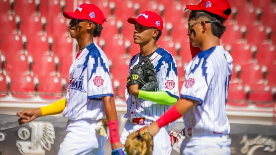 Jugadores de la Selección de Béisbol U15 de Panamá