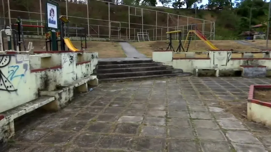 Parque en Cerro Viento está en pésimo estado